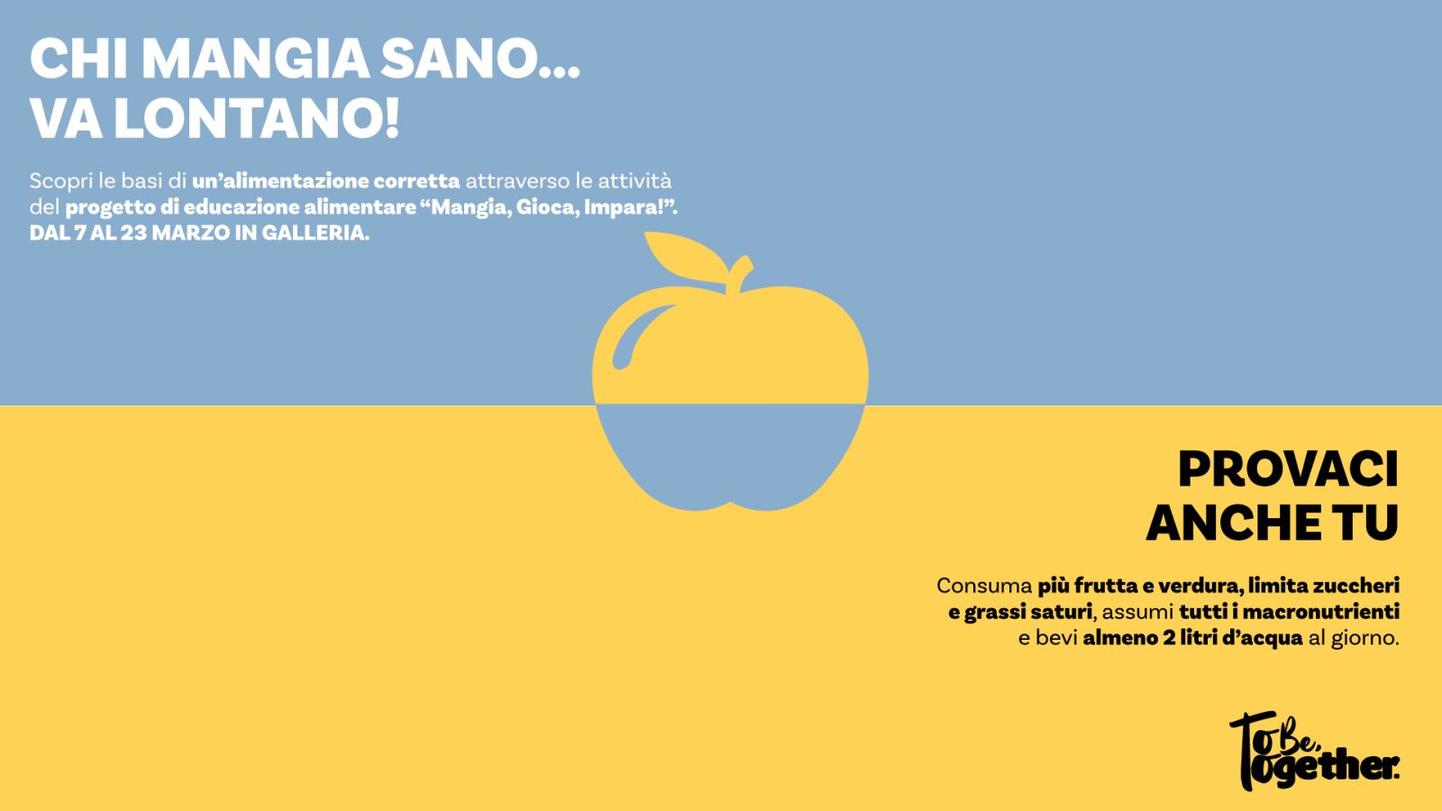 Mangia, gioca, impara